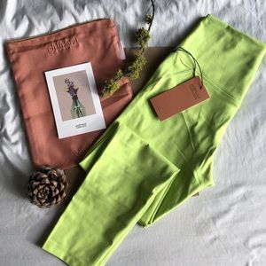 Lime Girlfriend Collective Leggings NWT